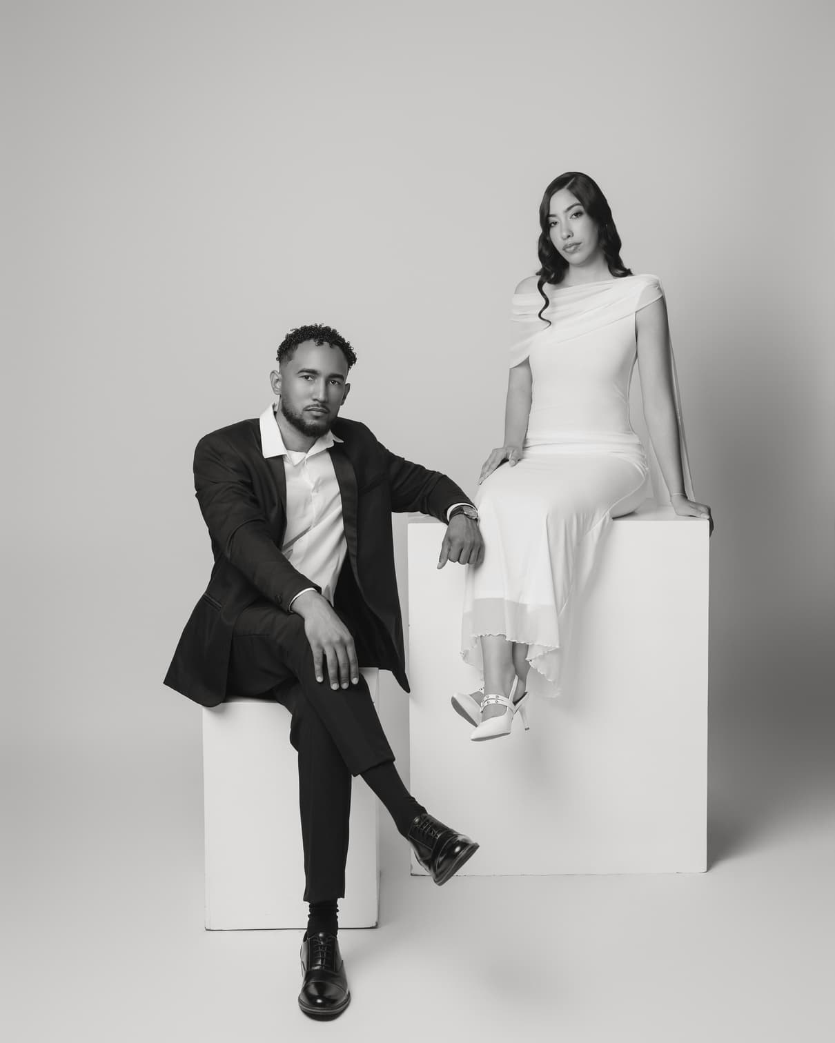 Retrato editorial de la pareja